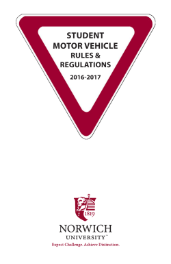 student motor vehicle - About Norwich