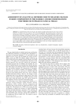 Assessment of Analytical Methods Used to Measure Changes in
