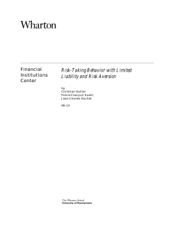 Risk-Taking Behavior with Limited Liability and Risk Aversion