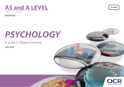 OCR AS and A Level Psychology