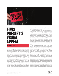 elvis presley`s visual appeal