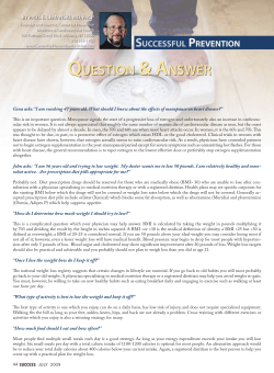Gina asks: &ldquo;I am reaching 47 years old. What should I know about