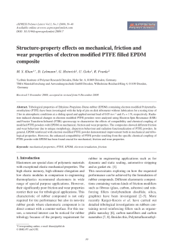 Structure-property effects on mechanical, friction and wear