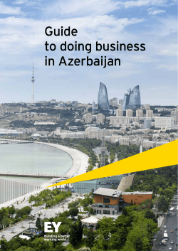 Guide to doing business in Azerbaijan