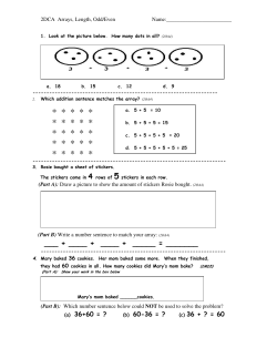 2 DCA Length, Arrays, Odd/Even