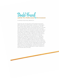 Dodd-Frank - Morrison Foerster