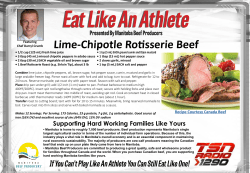 Lime-Chipotle Rotisserie Beef