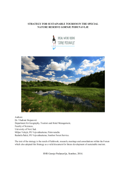 ECST_Sustainable Tourism Development