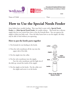 How to Use the Special Needs Feeder #926