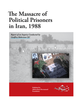 The Massacre of Political Prisoners in Iran, 1988