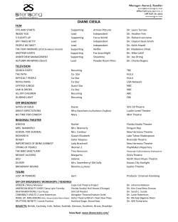 Diane Ciesla`s Resume