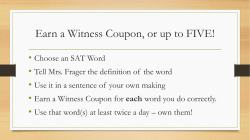 The New SAT Words to Capture Tone