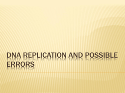 DNA Replication