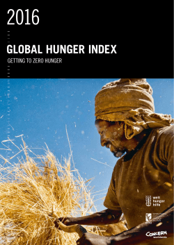 2015 Global Hunger Index