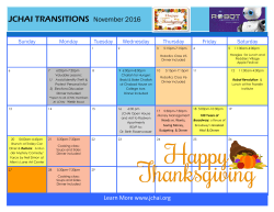 JCHAI TRANSITIONS November 2016