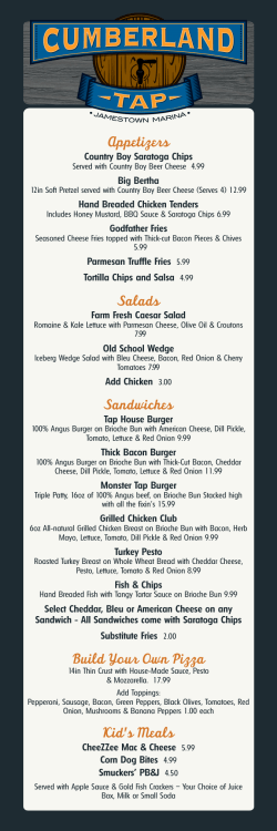 Appetizers Salads Sandwiches Build Your Own