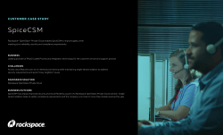 SpiceCSM - Rackspace