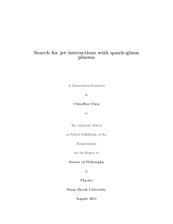 Search for jet interactions with quark-gluon plasma