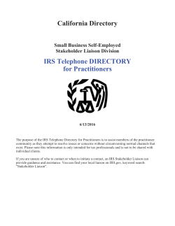 ca practitioner directory - California Society of Tax Consultants