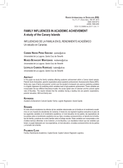 Influencias de la familia en el rendimiento académico. Un estudio en