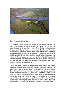 Dear Parents and Guardians The picture above