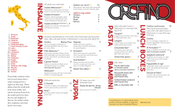 INSALA TE PANNINI PIADINA ZUP P A PASTA L UNC H BOXES