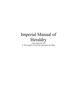 Imperial Manual of Heraldry - The Empire of Chivalry and Steel