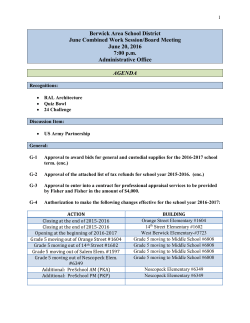 Bd Mtg 6-20-2016 - Berwick Area School District