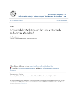 Accountability Solutions in the Consent Search and