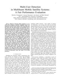 Multi-User Detection in Multibeam Mobile Satellite Systems