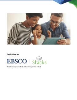 Public Libraries - EBSCO | Stacks Powered