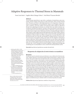 Adaptive Responses to Thermal Stress in Mammals