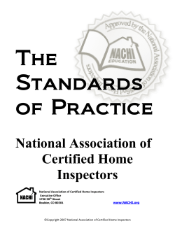 National Association of Certified Home Inspectors