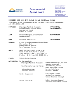 2013-EMA-015(c) - Environmental Appeal Board
