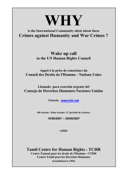 SRI LANKA - TamilCanadian