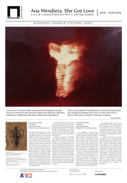 Ana Mendieta. She Got Love