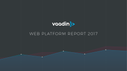 the Web Platform Report 2017