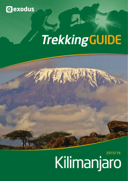 Exodus Kilimanjaro Guide
