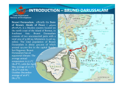 INTRODUCTION – BRUNEI DARUSSALAM