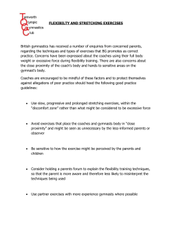 Flexibility and Stretching Exercises