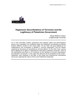 the PDF - Political Perspectives Journal