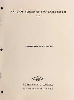 A narrow beam deck floodlight