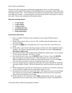 Florida Map Projects