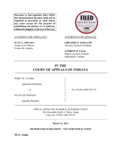 Jerry Clark, Jr. v. State of Indiana