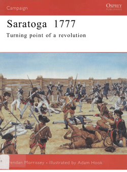 Saratoga 1777 - Edward Reid Engineering