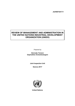 unido - Joint Inspection Unit