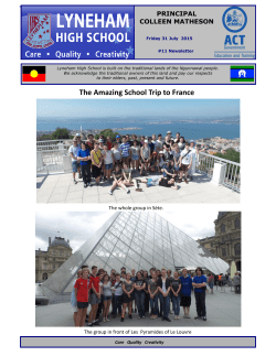 The Amazing School Trip to France