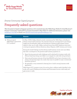 Diverse Community Capital Program