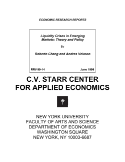 cv starr center for applied economics