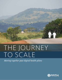 The Journey to Scale: Moving Together Past Digital Health